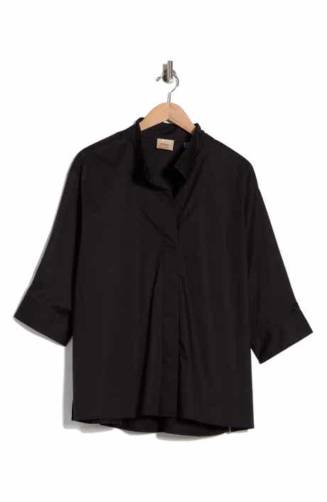 ELIE ELIE TAHARI Stand Up Collar Top