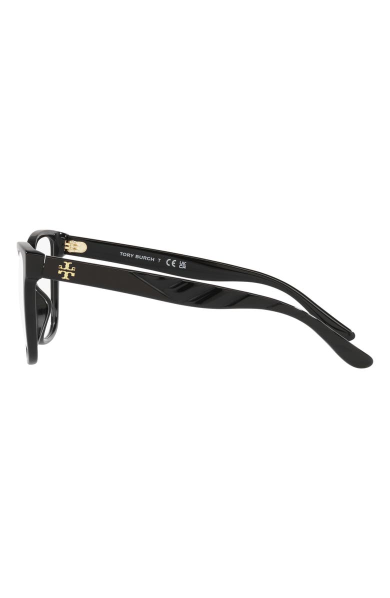 Tory Burch 55mm Oval Optical Glasses, Alternate, color,