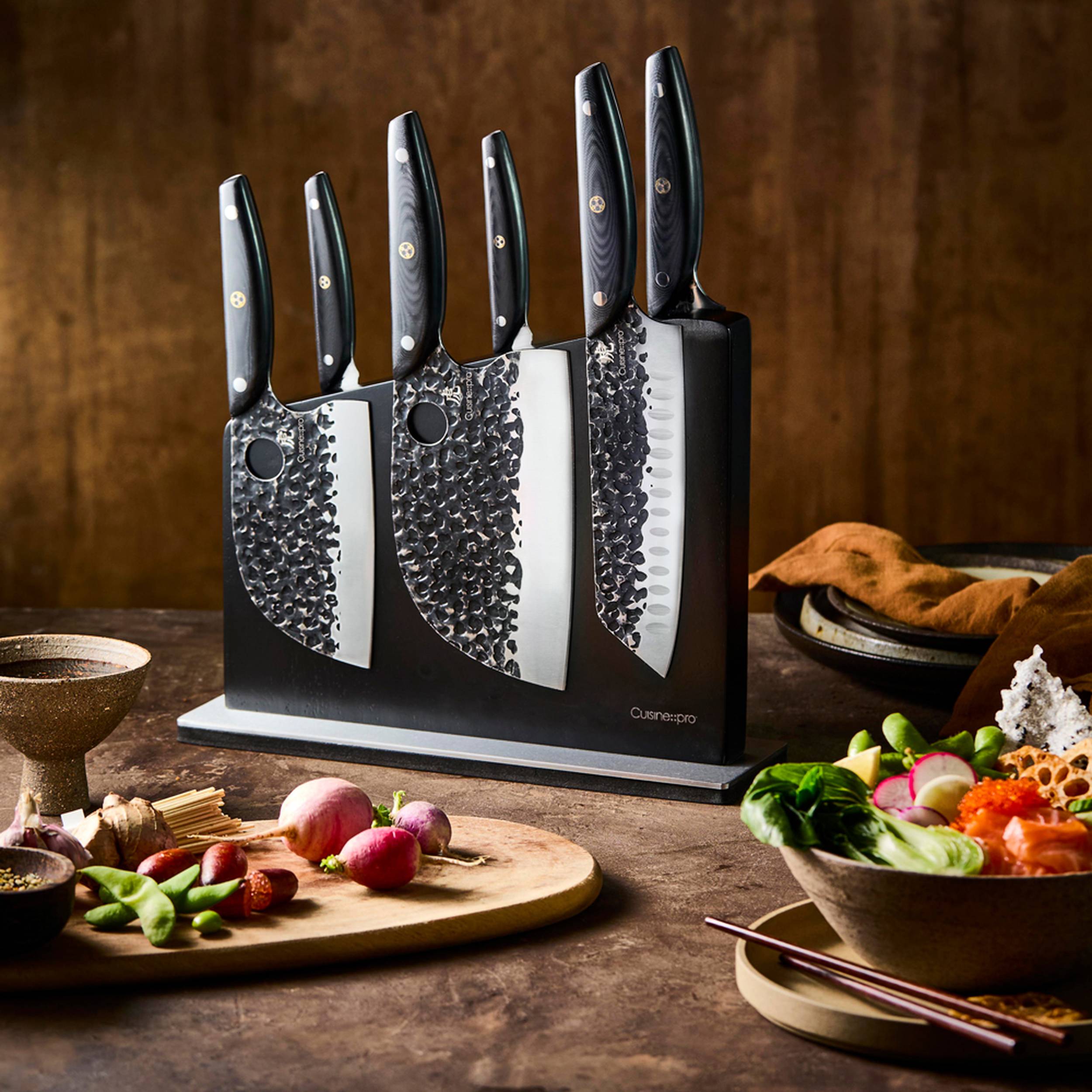 KUROI KIBA 7-Piece Knife Block | Nordstrom