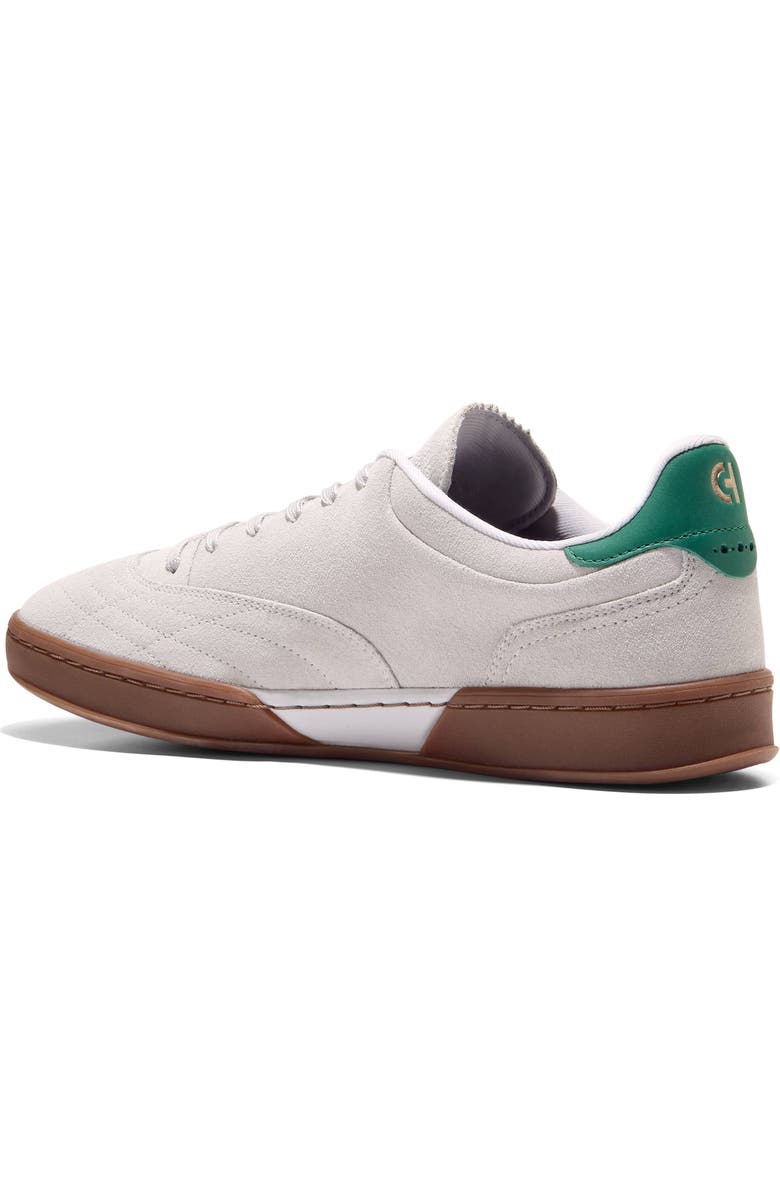 Cole Haan Grand Crosscourt Turfline Sneaker, Alternate, color, Oyster Mushroom Suede/ Green