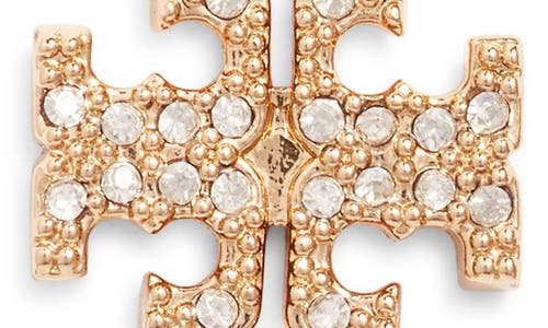 Tory Burch Kira 18ct Yellow Gold-plated Brass Stud Earrings In Gold