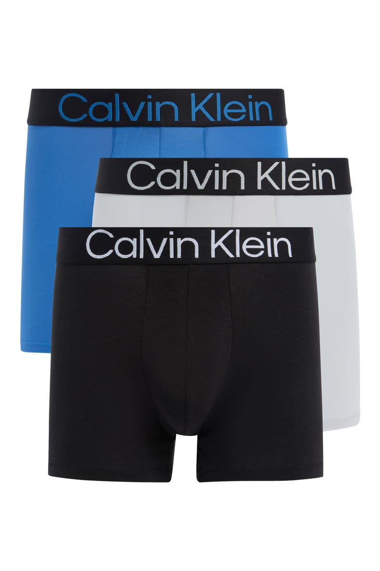 Bold Logo 3-Pack Boxer Briefs, Main, color, BLACK/ HIGH RISE/ DELFT