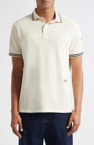 Moncler Tipped Cotton Piqué Polo