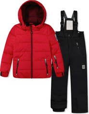 Deux par Deux Play Reinforced Jacket & Pants Neckwarmer Two Piece Snowsuit