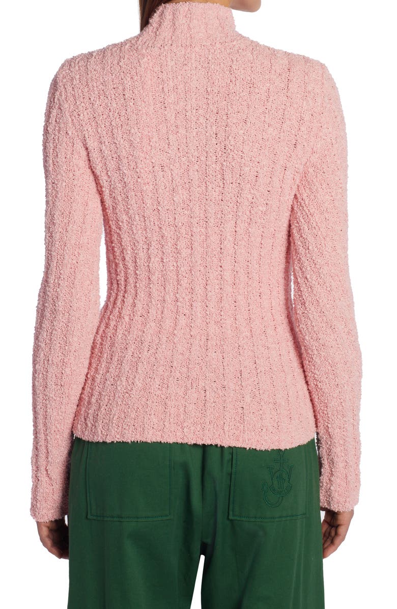 Moncler Genius x JW Anderson Bouclé Quarter Zip Pullover, Alternate, color,