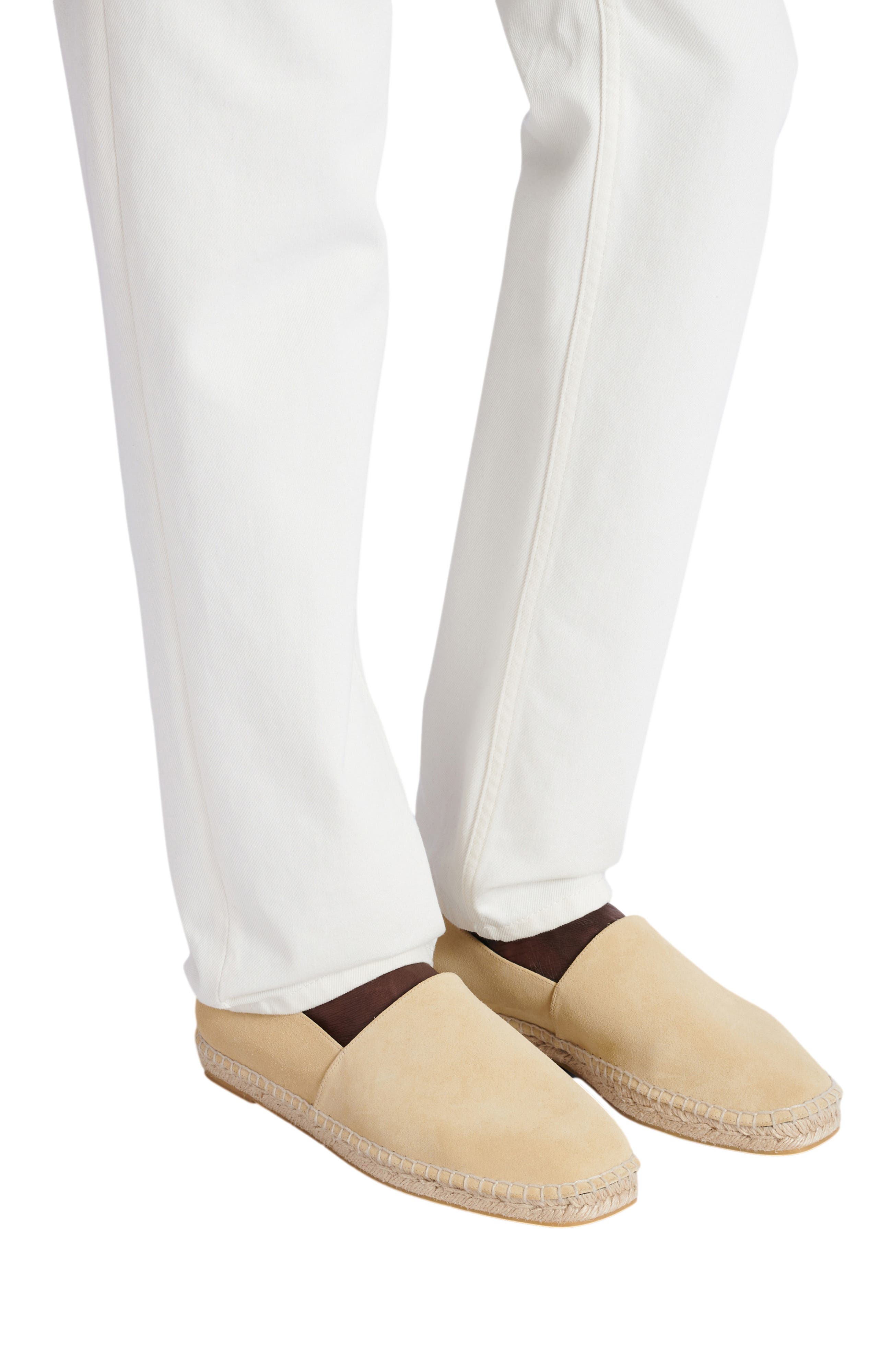 Balmain Suede espadrilles, Alternate, color, Beige