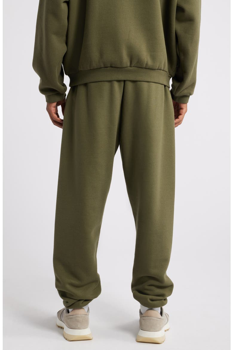 Essential Cotton Blend Fleece Sweatpants, Alternate, color, MILITARY