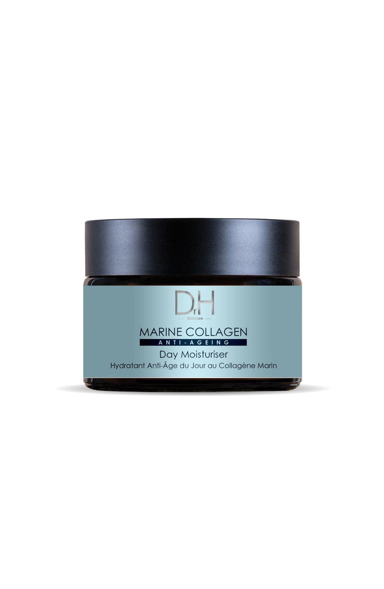 Dr H Marine Collagen Anti-Ageing Day Moisturiser 60ml, Main, color, White