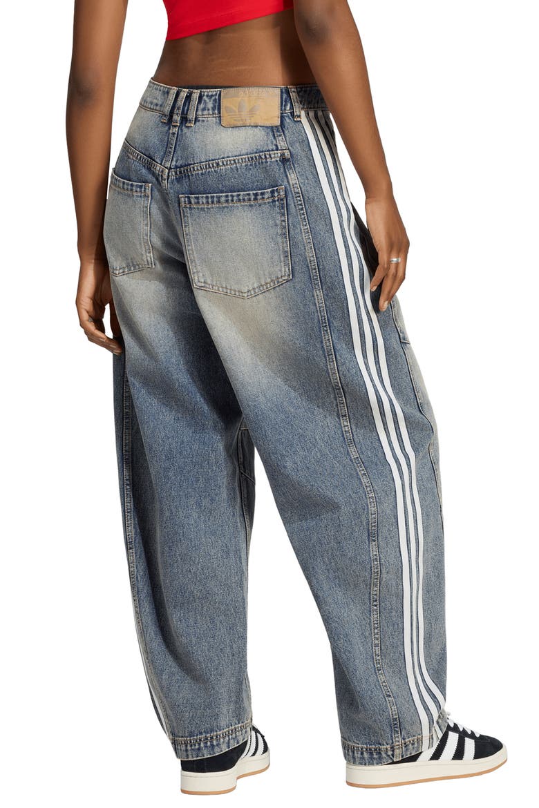Barrel Leg Jeans, Alternate, color, INDIGO DENIM