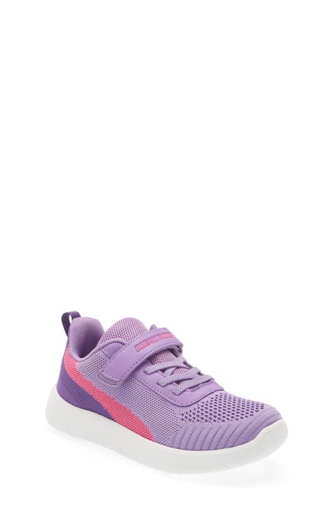 Purple sneakers kids fashion