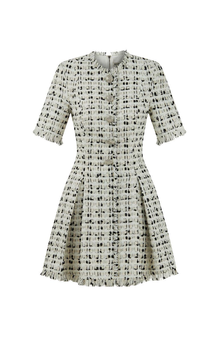 Nocturne Tweed Mini Dress, Alternate, color, 