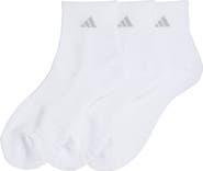 adidas 3-Pack Athletic Cushioned Quarter Socks 6-Pack Athletic Cushioned Quarter Socks