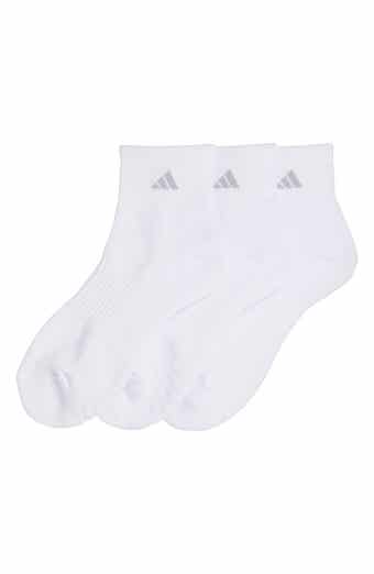 adidas 3-Pack Athletic Cushioned Quarter Socks 6-Pack Athletic Cushioned Quarter Socks