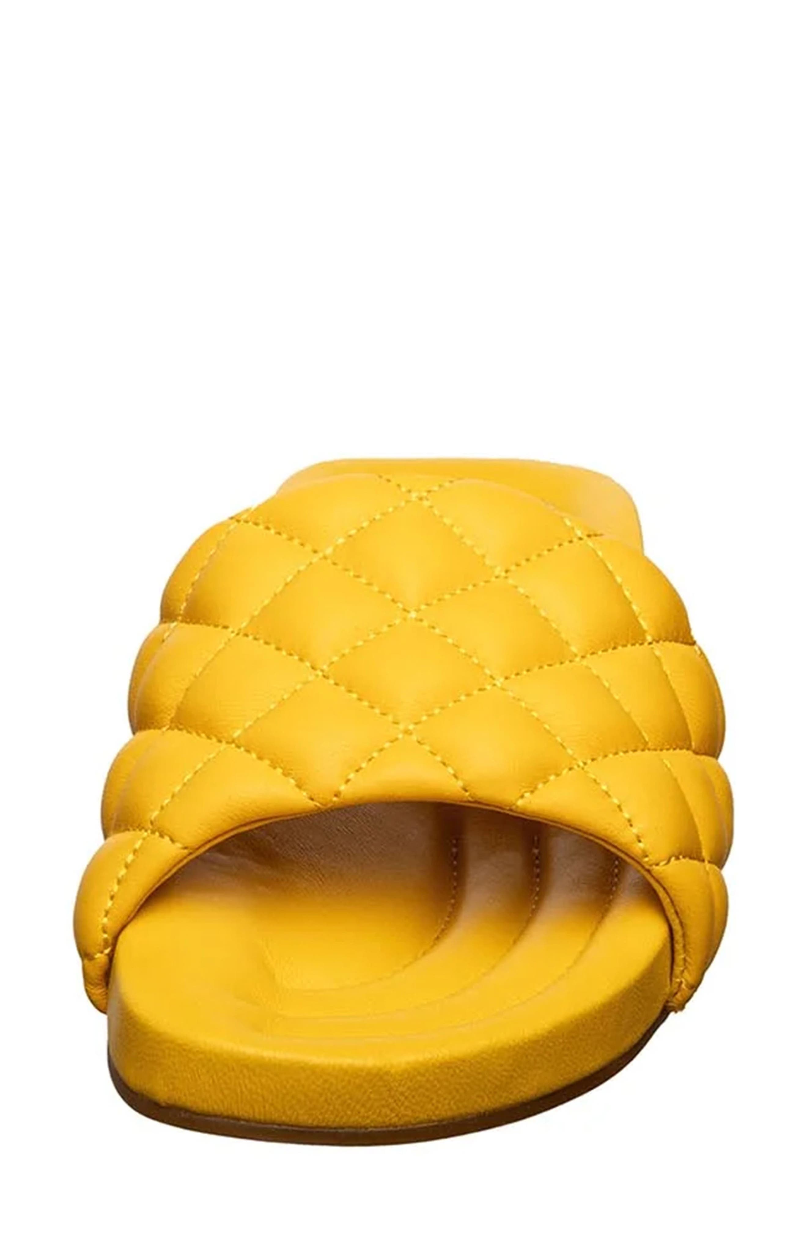 Bette Slide Sandal, Alternate, color, MUSTARD