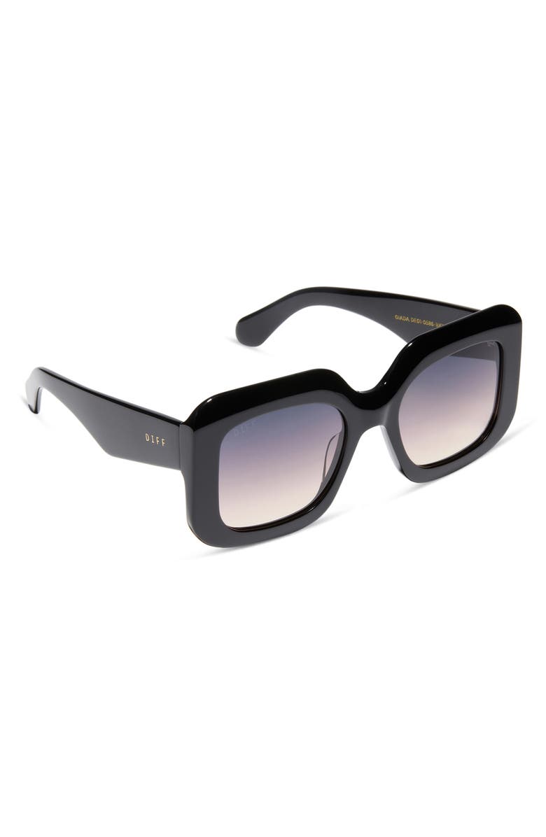 DIFF Giada 52mm Gradient Square Sunglasses, Alternate, color,
