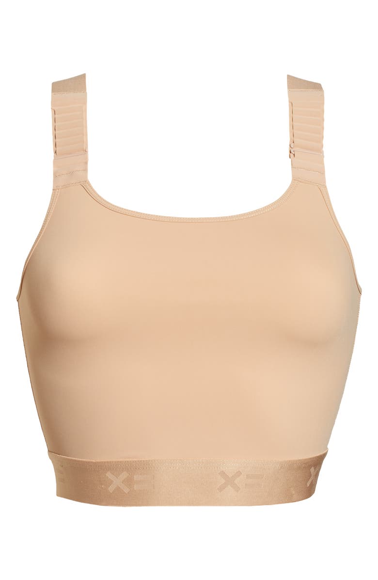 TomboyX Adjustable Compression Crop Top, Alternate, color, Chai