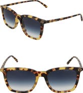 Bottega Veneta Core Club 53mm Square Sunglasses