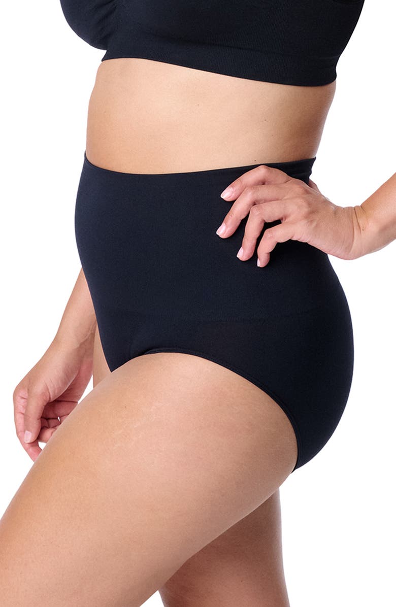 MOTHERHOOD MATERNITY Motherhood Women's Maternity Seamless Postpartum Shaper Panty with Belly Support, 2-Pack, Alternate, color,