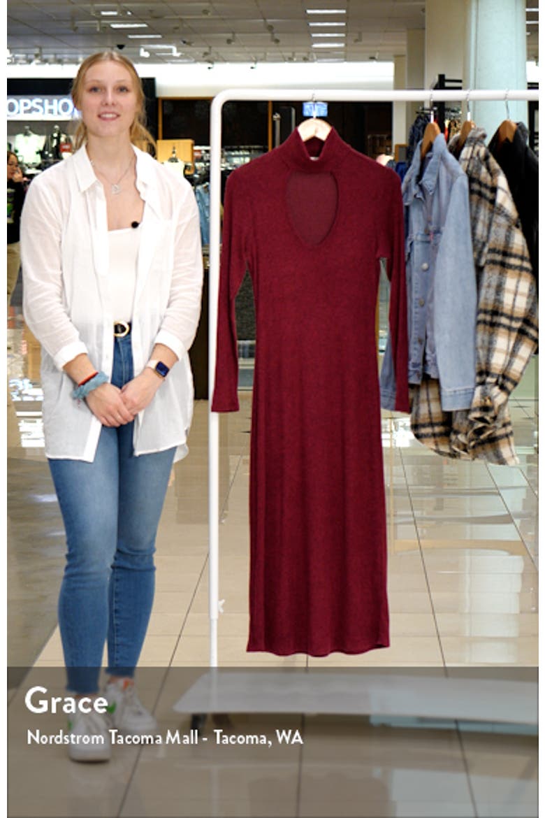Cutout Long Sleeve Midi Dress video