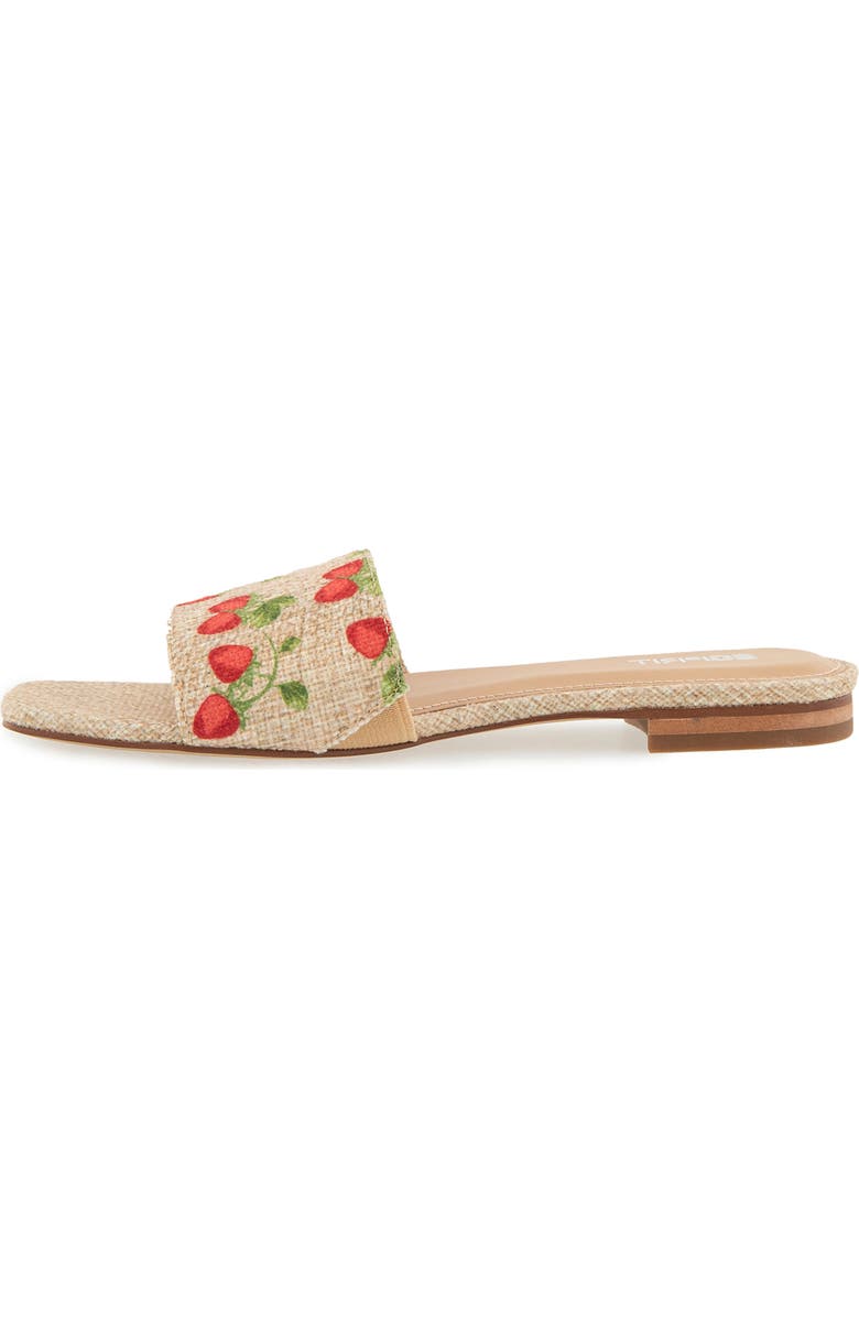 Esprit Rylee Slide Sandal, Alternate, color, Linen/ Strawberry