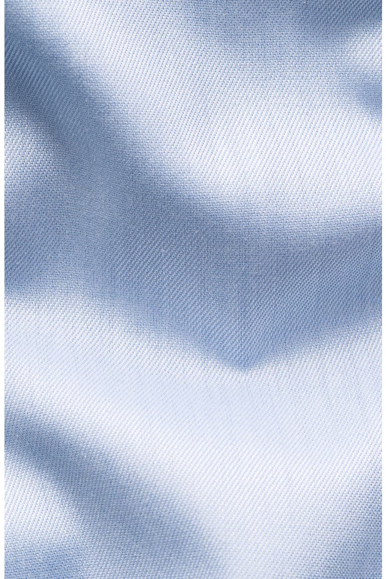 Contemporary Fit Solid Cotton Dress Shirt, Alternate, color, LIGHT BLUE