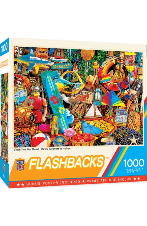 Beach Time Flea Market 1000 Piece Puzzle