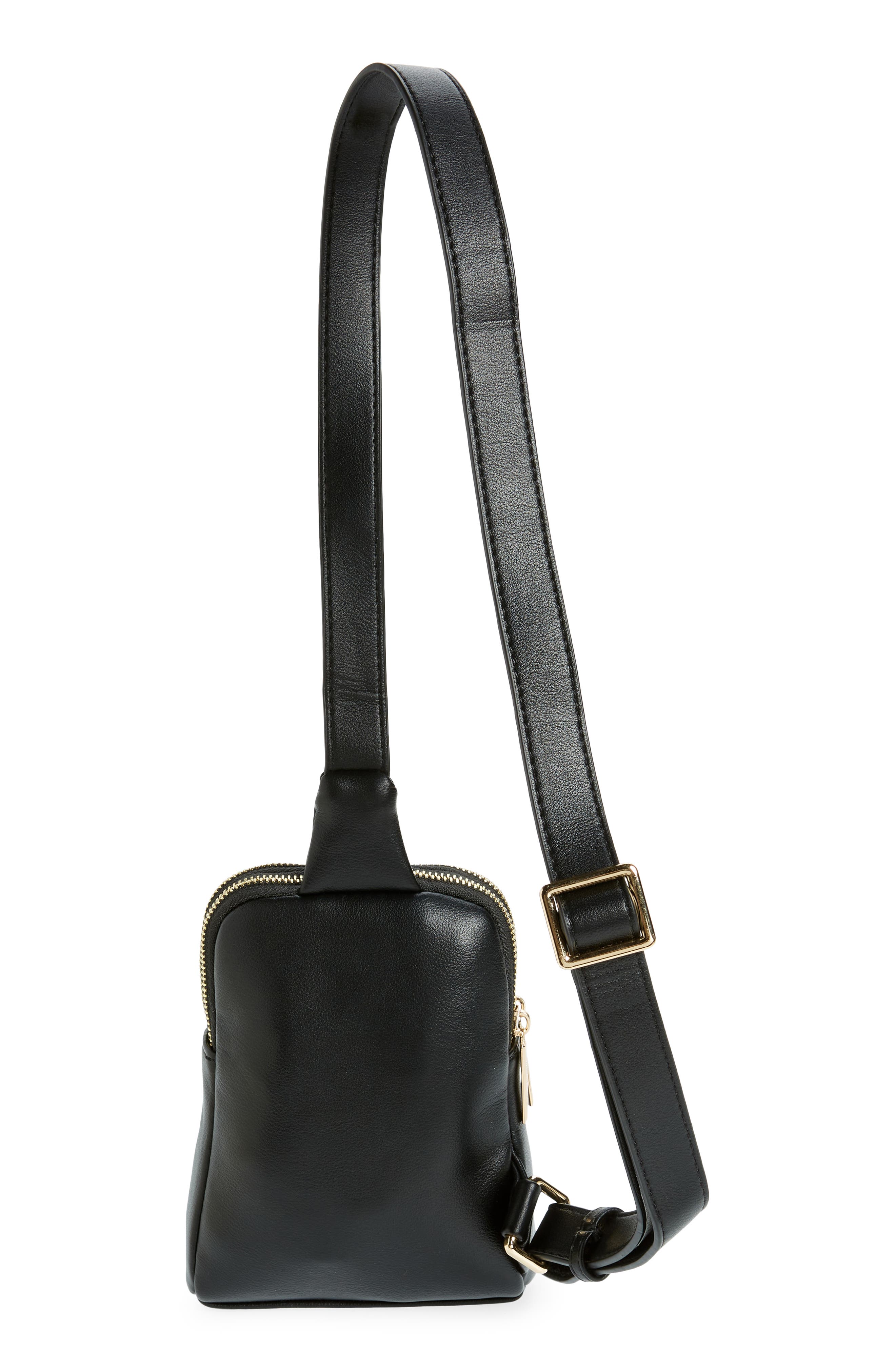 Mali + Lili Haley Basket Weave Vegan Leather Sling Bag, Alternate, color, 