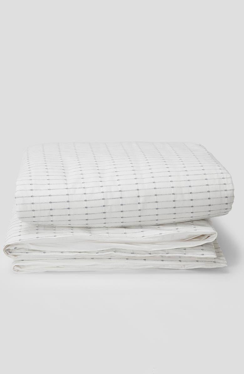 Casper Soft Grid Duvet Cover, Alternate, color,