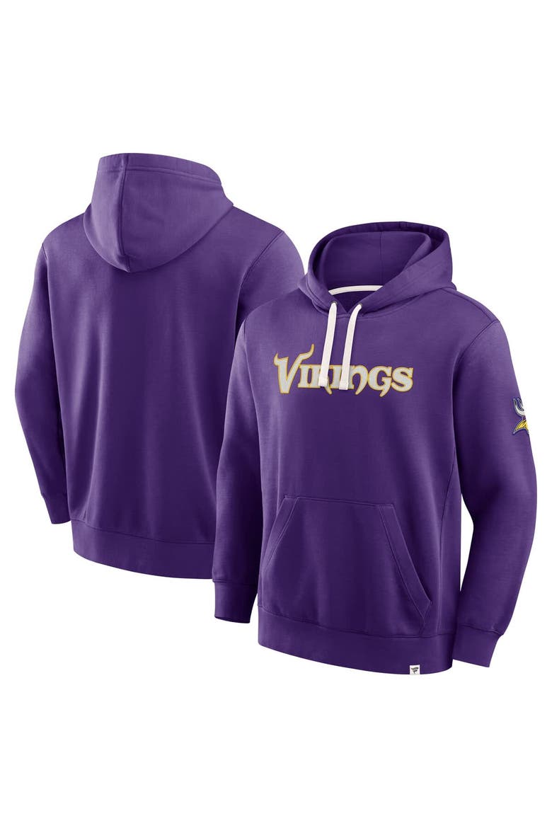 Men's Fanatics Purple Minnesota Vikings New Horizons Heritage Pullover Hoodie, Main, color, Purple