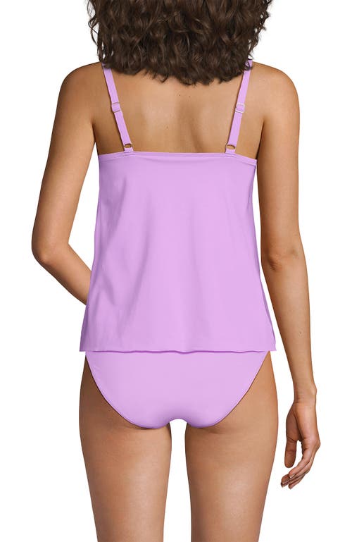 LANDS' END LANDS' END TULIP HEM TANKINI TOP 