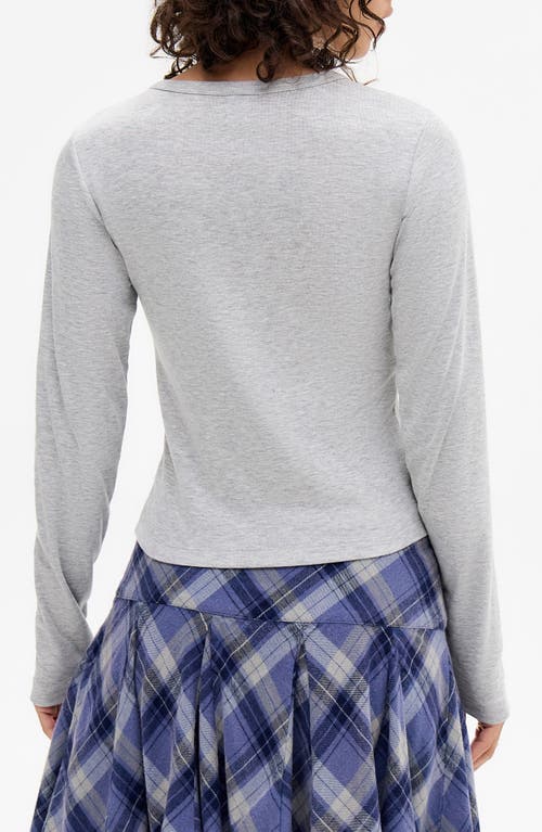 Bdg Urban Outfitters Motorcycle Long Sleeve Graphic T-shirt In Gray