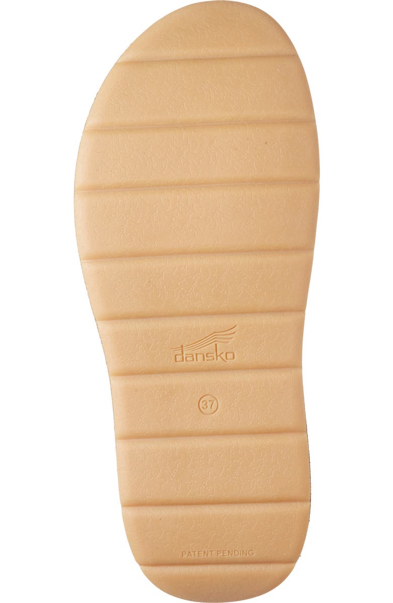 Dansko Bianca Platform Wedge Sandal, Alternate, color, Brown