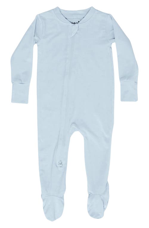 Wildbird Cloudblend™ Footie One-piece Pajamas In Gray