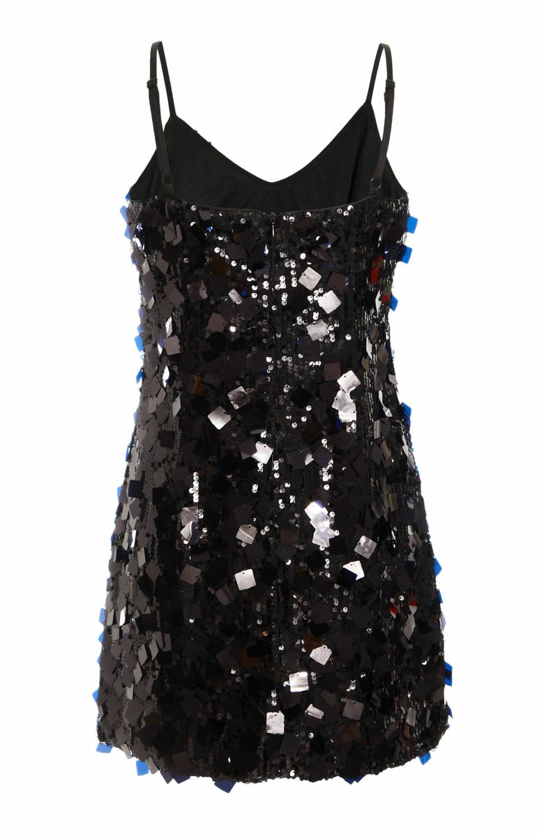 QUIZ Large Square Sequin Bodycon Dress, Alternate, color,
