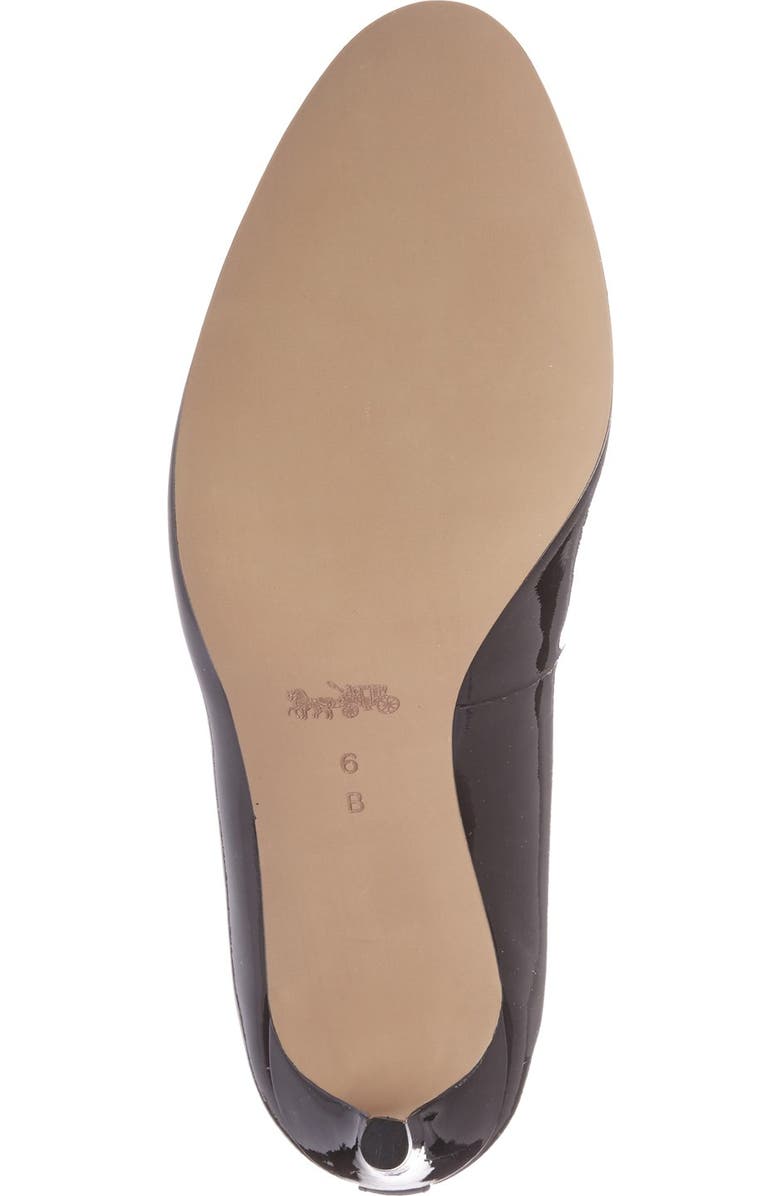 COACH 'Devon' Pump, Alternate, color, Black Patent Leather