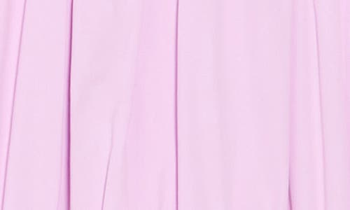 Veronica Beard Kinny Smocked Cotton Blend Midi Dress In Barely Orchid