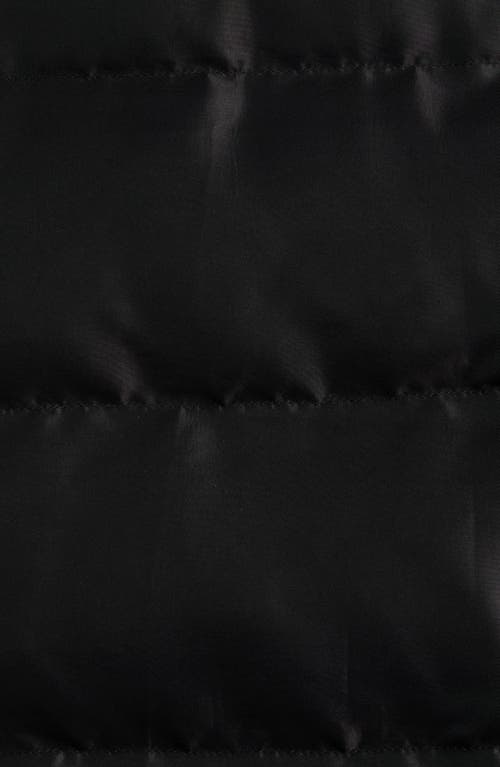 Allsaints Allana Hooded Puffer Coat In Black