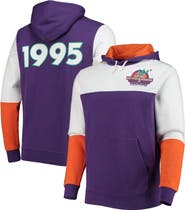Mitchell & Ness Men's Mitchell & Ness Purple NBA Hardwood Classics 1995 All-Star Game Colorblock Fusion Pullover Hoodie