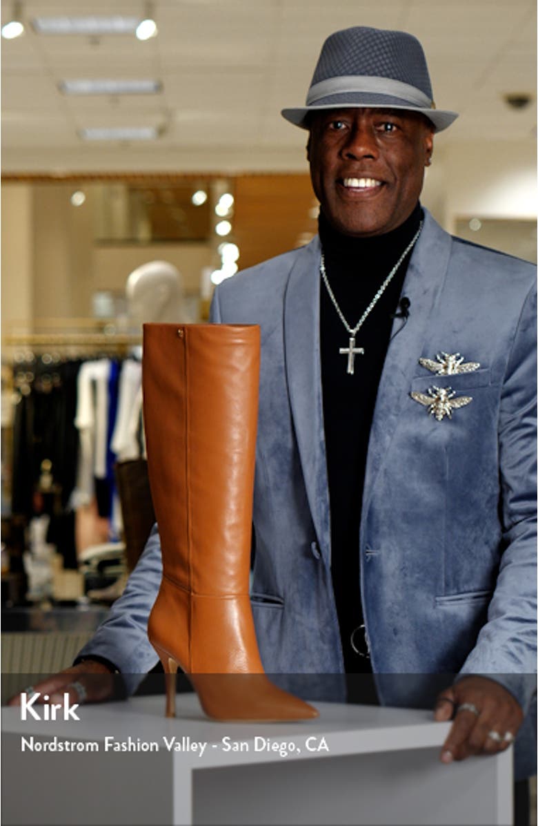 Kate Pointed Toe Knee High Boot, sales video thumbnail