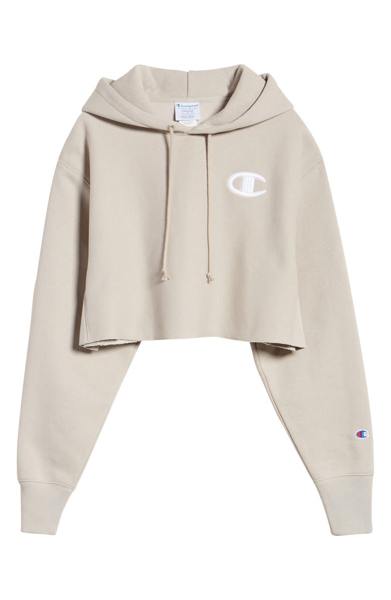 Champion Reverse Weave Crop Hoodie, Alternate, color,