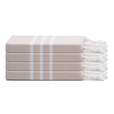 Trio Stripe Turkish Cotton Hand & Kitchen Towel Bundle