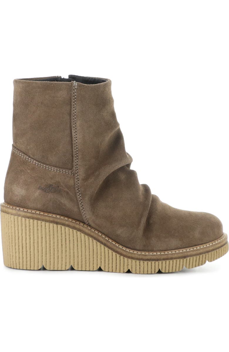 Bos. & Co. Alina Waterproof Platform Wedge Bootie, Alternate, color, Taupe