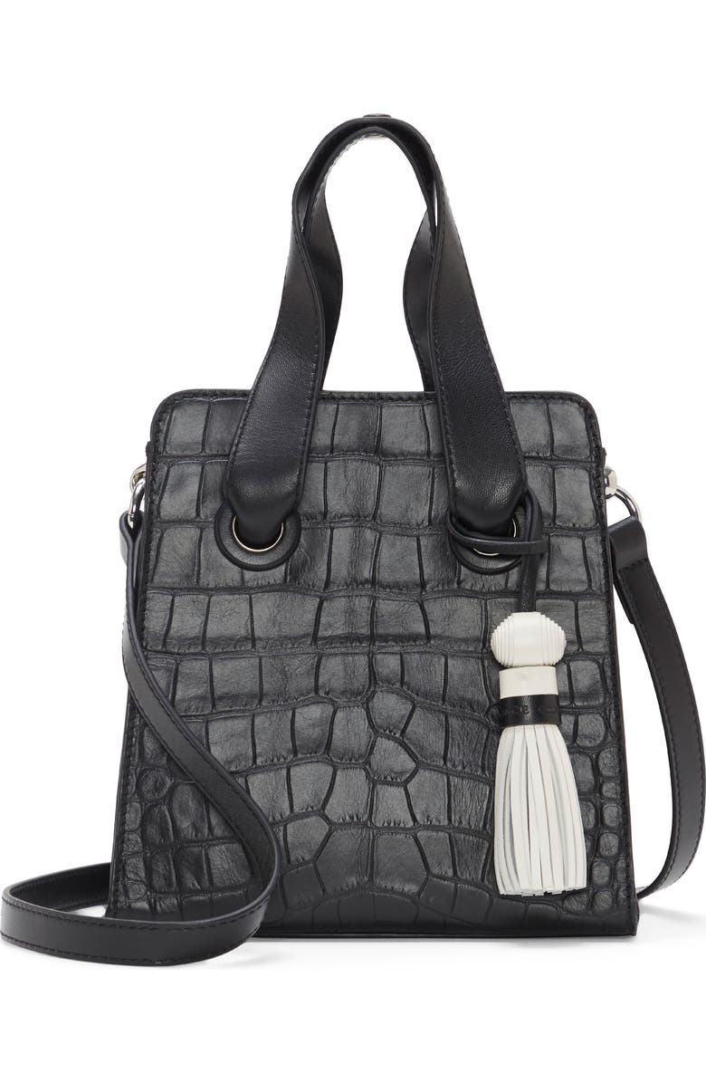 Vince Camuto Small Suni Leather Satchel, Main, color,