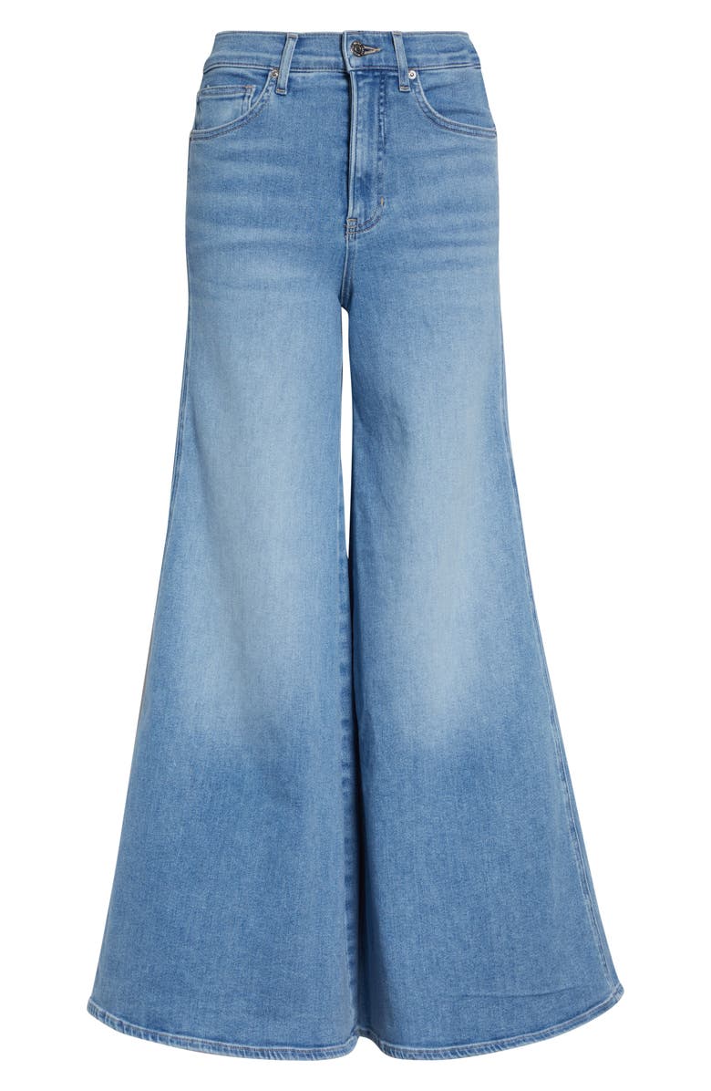 Veronica Beard Jesse Hight Waist Ultra Flare Leg Jeans, Alternate, color, Big Splash