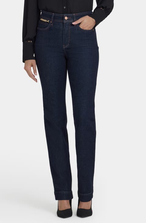 Marilyn High Waist Straight Leg Jeans (Regular & Petite)