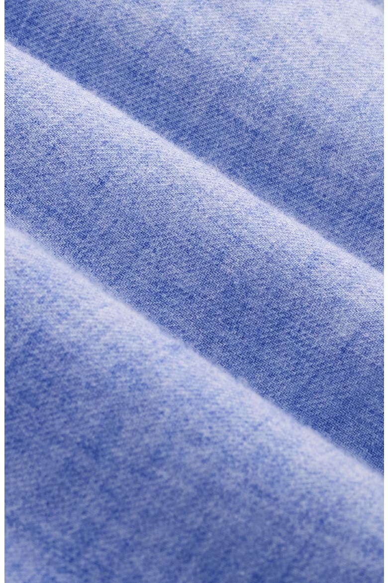 Alvin Shaped Fit Long Sleeve Cotton & Wool Shirt, Alternate, color, AIR BLUE