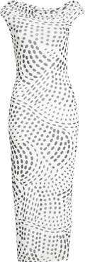 AFRM Holden Swirl Dot Print Dress