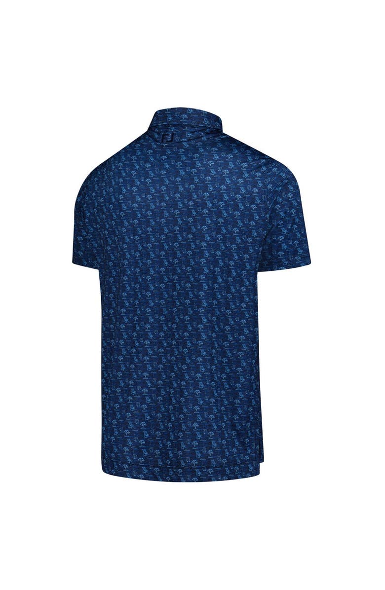 FOOTJOY Men's FootJoy Navy THE PLAYERS ProDry All Over Print Polo, Alternate, color, Navy