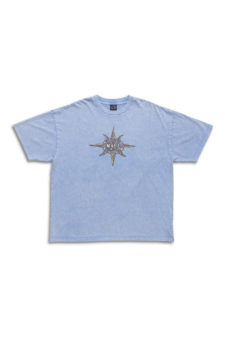 Mineral Wash Logo Graphic T-Shirt, Alternate, color, BLUE