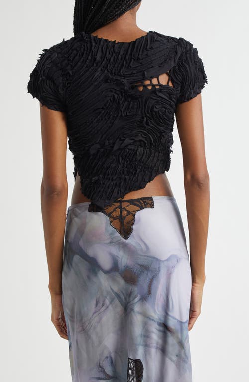 COLLINA STRADA COLLINA STRADA CHIRP ASYMMETRIC CROP TOP